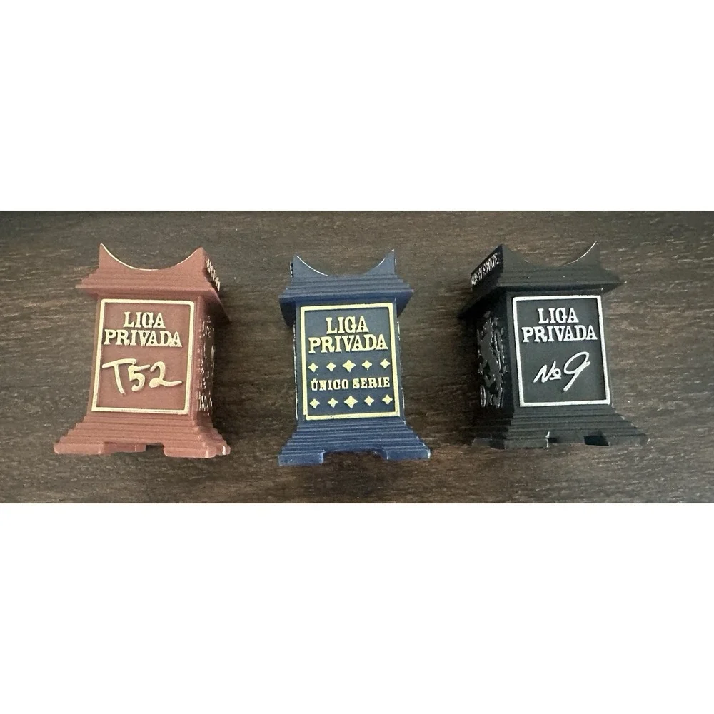 Drew Estate Liga Privada Cigar Rests Ashtrays Set of 3 T52 No. 9 Unico Serie NEW